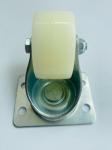 Nylon Furniture Plate Castor 1.5-3inch Light Duty Installation Height 50mm/62mm