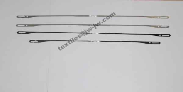 Quality Leno Steel Healds Wire 331mm J type with eye 6.5*1.8 for Weaving Loom Spare Parts for sale