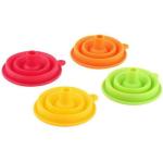 FDA Pantone Color Long Neck Food Grade Silicone Folding Funnel