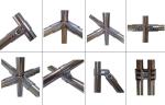 Slivery Steel Pipe Jointing Chrome Pipe Connectors Polishing Chrome Plated