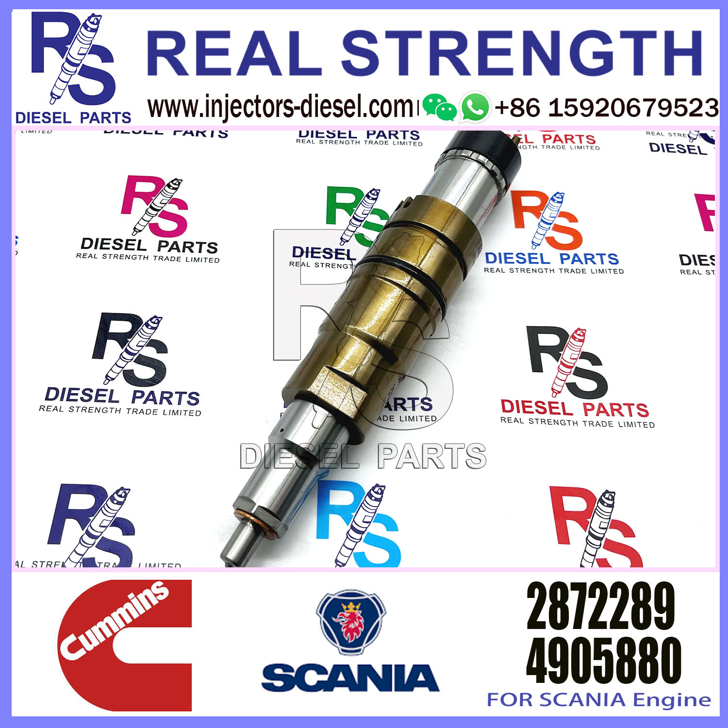 Common Rail Injector Diesel Fuel Engine Dc13 1933613 2057401 2058444 2419679 2029622 2030519 2086663