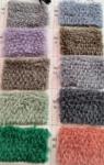 Polyester Fur Rabbit hair Jacquand new designs Static-free for High fashion