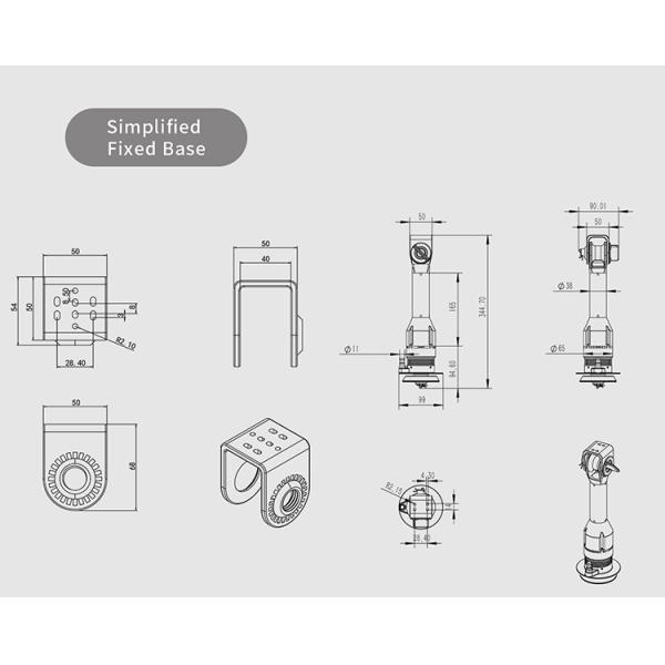 AGR Agriculture Drone Spare Parts New Type of Centrifugal Nozzle with Adjustable Angle CN12 Dual-Atomizing Centrifugal Nozzle