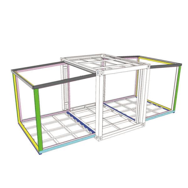 Prefabricated Instant Expandable Container Homes Customized