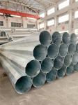 Hot Dip Galvanization 45ft 3.5mm Thick octagonal Electrical Power Pole