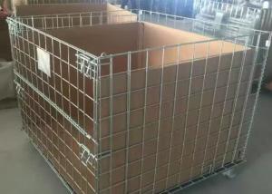 Wholesale Anti Corrosion Steel Wire Stackable Storage Cage 500-2000kg Capacity from china suppliers