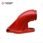 A810301010907 C12048.3.9.1A 90 Degree Steel Hinge Concrete Pump Elbow
