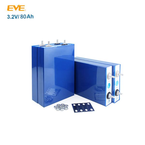 EVE LF80 3.2V 80AH Rechargeable Prismatic Lithium Ion Battery Cells Lifepo4 Power Battery for Battery Pack