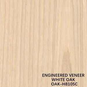 Wholesale White Oak H8105C Man Made Crown Cut 3100mm Engineered Wood Veneer Popular For Doors from china suppliers