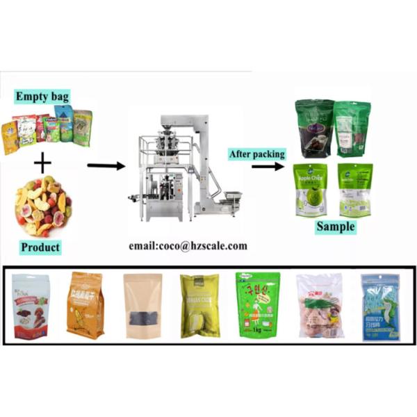 ZH-GD8 Doypack Zipper Pouch Packing Machine Automatic Form