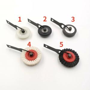 Wholesale Chinese Hard Brush Wheel Printer Machine Feeder Brush With Support from china suppliers