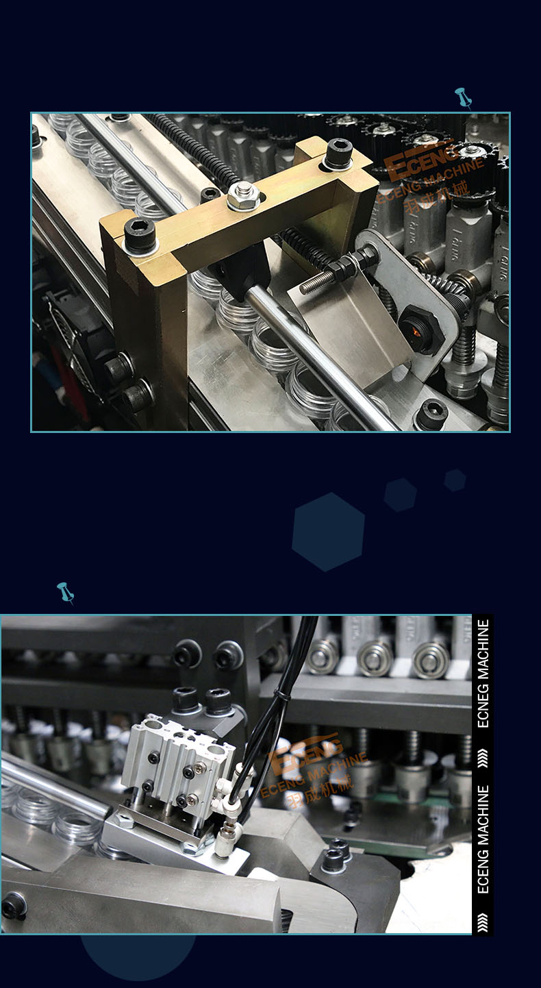 Automatic Water Pet Bottle Blowing Machine 750ml 56kW