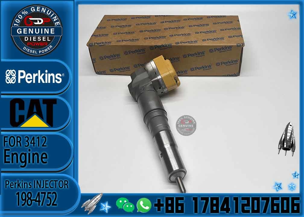 1734059 1747527 Excavator Spare Parts diesel fuel injector 2321173 173-4059 174-7527 198-4752 for CAT 3408 3412 E Diesel