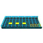 Environmental Protection Soft Indoor Playground Powder Coated With Trampoline