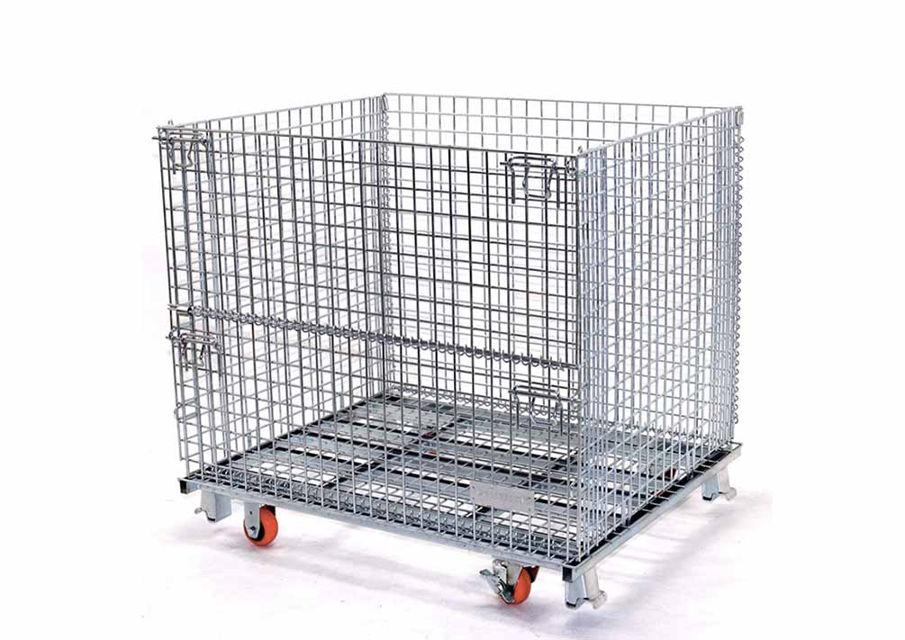 European Standard Steel Storage Wire Mesh Container Stalliage Longspan