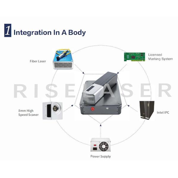 Mini Handheld Fiber Laser Marking Machine For Metal Diffferent Code Sn Number