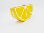 Lemon fruit watermelon creative fashion acrylic shoulder bag
