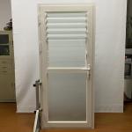 2.0mm Profile Aluminium Hinged Doors Customized Glass Shutters Modern