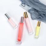 50ml Clear Travel Perfume Bottle , Empty Cologne Bottles With Gold Screw Cap