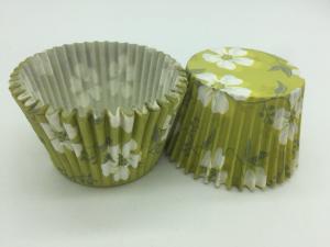 Wholesale Green White Flower Greaseproof Cupcake Liners Disposable Mini Baking Tools Cake Decoration from china suppliers