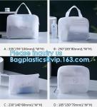 Custom Logo Printing PVC Frosted Swimwear Clothing Zip lockk Plastic Packaging