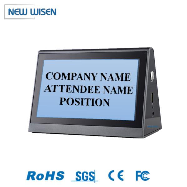 Single Touchscreen Tabletop Card Display For Paperless Intelligent Meeting 1024x600
