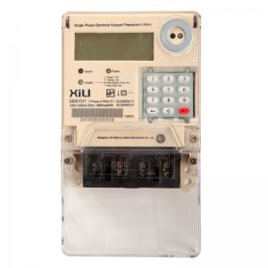 Wholesale Keypad Single phase Prepaid Energy Meters with STS / IEC standard from china suppliers
