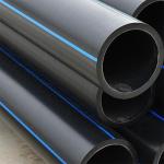 Corrosion Resistant Durable PE Black Sewage Pipes