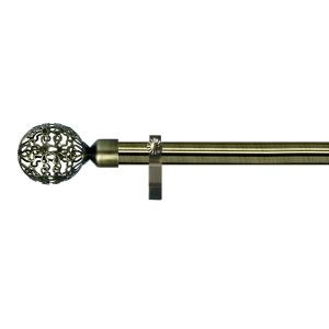Wholesale Anti-Brass Plain Rod Curtain Rods Set With Hollow Iron Finial from china suppliers