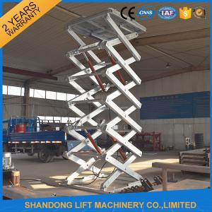 Wholesale Hot Dip Galvanized Stationary Hydraulic Scissor Lift , Cargo Loading Industrial Lift Tables from china suppliers