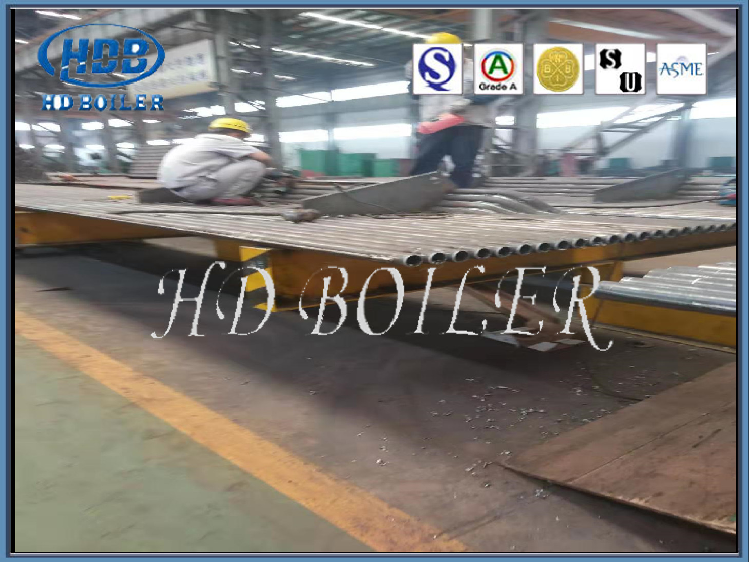 EN Argon Arc Welding Seamless Tube Boiler Water Walls High Pressure Part
