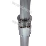 AL-57 Anodizing Female Aluminum Tubing Connectors Fitting Joint Of Pipe Rack