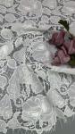 Leafy High Elegant Hollow-up Beautiful Embroidered Lace Fabric For Girls