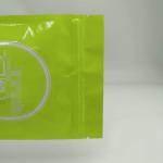 Stand Up Plastic Zipper Bags Bright Colors Customized Thickness For Tea