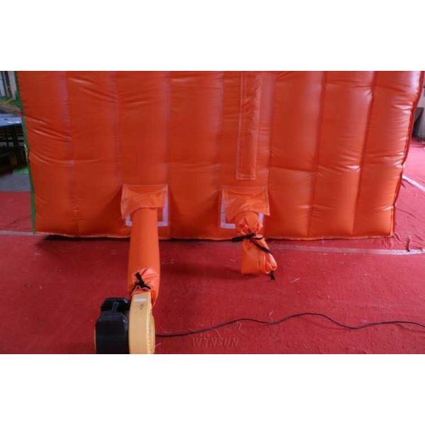 Red Dragon Pattern Big Inflatable Slide Customized Size CE Standard