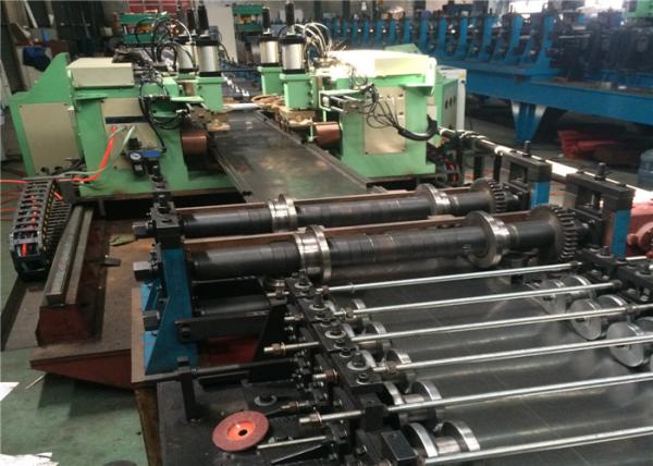 Upright Shelf Frame Storage Rack Roll Forming Machine 7.5kw Galvanized Steel