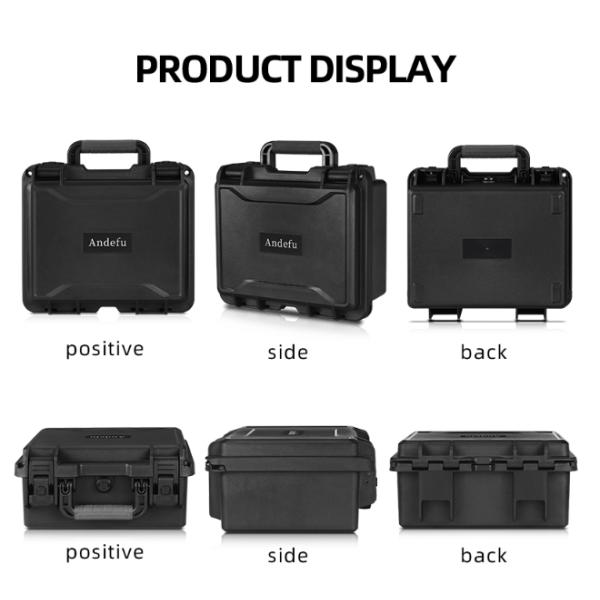 Customizable IP67 Waterproof Hard Case 362x310x174mm for Multi Tool Storage