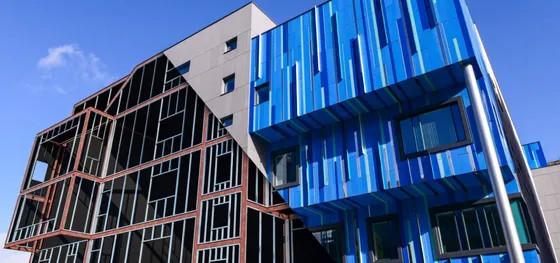 Pre Engineered Multi Storey Steel Building Custom House Galvanized Steel