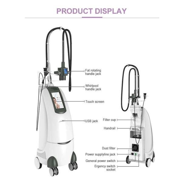 High Quality Rotating Eliminate Fat Quantum Rf Vacuum Pdt Weight Loss Machine Lf-109