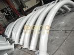 Alumina Ceramic Lined Steel Pipe Elbows Wear Resistant Customized Size