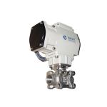 2 Way 3 PC Clamp Connection Stainless Steel Electric Ball Valve