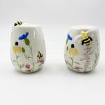 Beautiful Salt And Pepper Shakers Set Ceramic Spice Jar Kitchen Seasoning