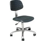 Black Laboratory 430 X 400mm Chrome Plating Feet ESD Chairs