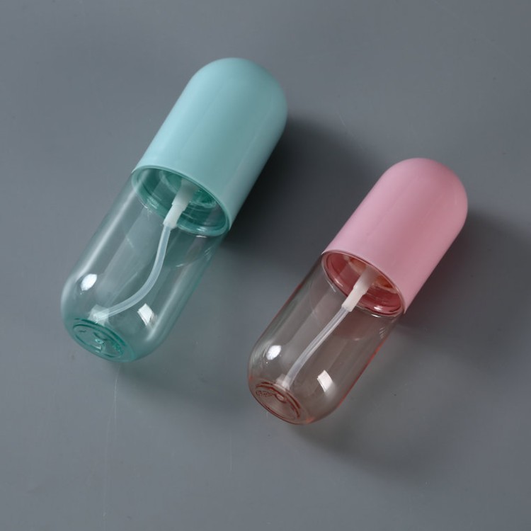 40/60ml PUMP SPRAYER PET Capsule Spray Bottle in Lovely Color for Portable Essence Water