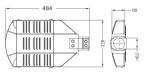 IP66 Waterproof 160lm/w Aluminum led street light 100w led Parking Lot Lighting
