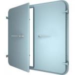 A60 Fireproof Marine Doors Weathertight Double Leaf Steel And Aluminum