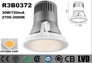 Wholesale Warm White 3000K Soft LED Ceiling Spotlights Aluminum Die - Cast 720mA 37V from china suppliers