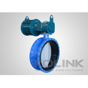 Wholesale Pneumatic Actuated Concentric Butterfly Valve Class150 DN50-DN1200 from china suppliers