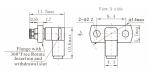 Customized SMP Female Right Angle Connector for CXN3506/MF108A Cable