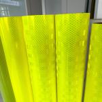 Fluorescent Yellow Green Orange Micro Prismatic High Intensity Reflective Vinyl